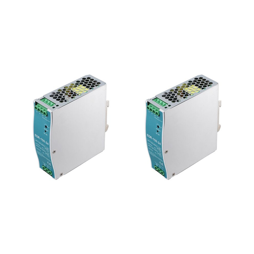 2X Edr-150W-24V 24V 150W Din Rail Power Supply Ac- Driver Voltage Regulator Power Suply 100V-240V 6032755257402