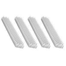 40X Spikes Repeller Gatti Plastica Repellente Uccelli Anti Piccioni Anti-Uccelli Scoiattoli Recinti da Giardino Controllo Punte Trasparenti