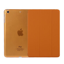 (Orange,Ipad Mini1/2/3)Smart Ipad Capa de Couro Dobrável Suporte Geração Mini Pro Air 102 105