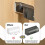 (White) Space-Saving Wall Mount Trash Bag Dispenser 2