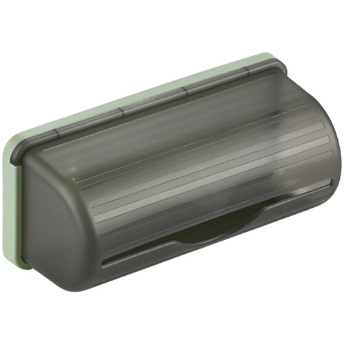 (Green) Space-Saving Wall Mount Trash Bag Dispenser 2
