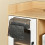 (White) Space-Saving Wall Mount Trash Bag Dispenser 5