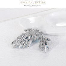 Crystal Wheat Brooch Simple Brooch Temperament Female Pin for Women