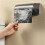 (Gray) Space-Saving Wall Mount Trash Bag Dispenser 7