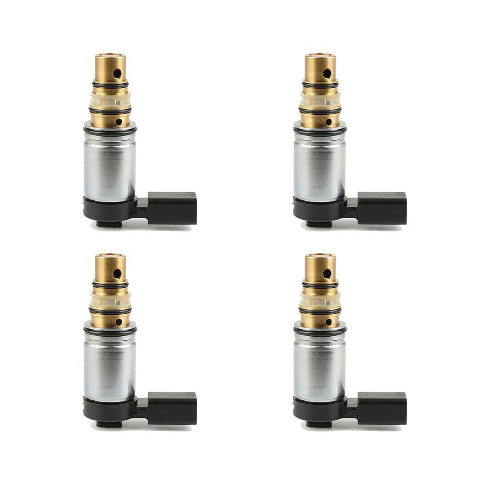 4X Ac Compressor Control Solenoid Valve1k0820803s, 1K820859f For Sanden Pxe16 Pxe14 Silver/Gold 6033689681875