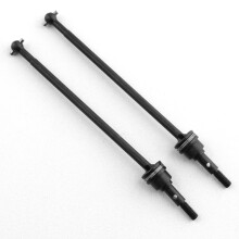 2 Piezas de Eje de TransmisióN de Metal CVD 538104 530981 538550 para FS Racing 1/10 RC Car Upgrade Parts Accessories, Negro