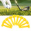 Golf Tee Set Ringform Gelb 100 Stück Kunststoff 1