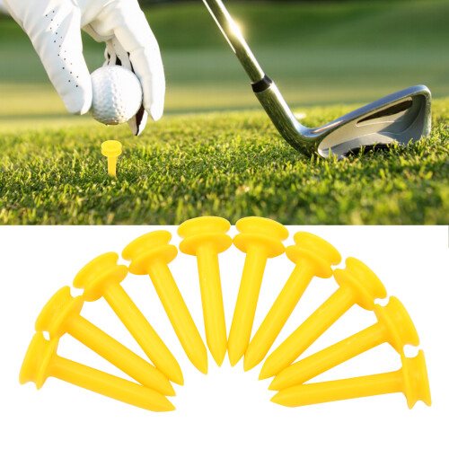 Golf Ball Tees Ringform Gelb 100 Stück