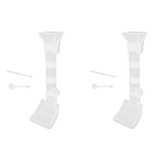 2X Multifunctional Large Capacity Feeder Aquarium Feeding Tube Anti-Stuck Food Dispenser Transparent Design Fish Feeder