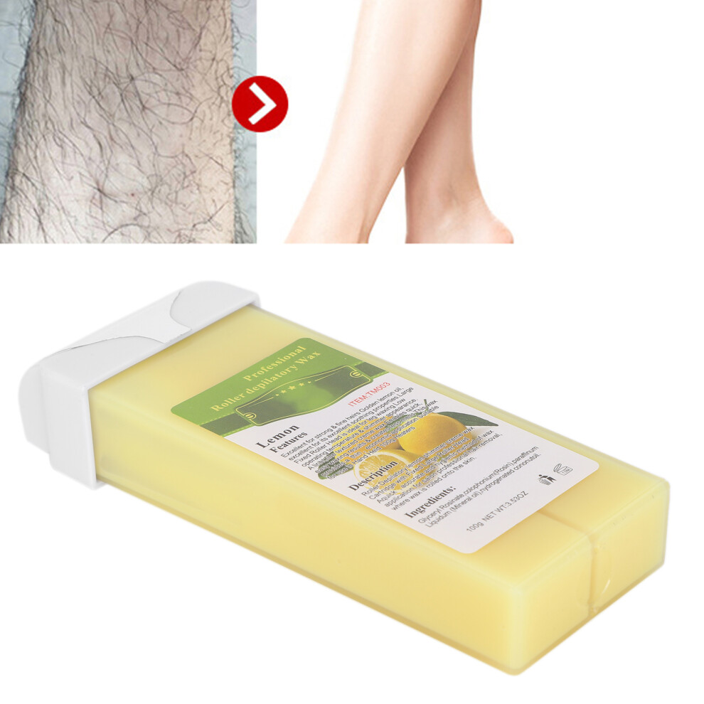 Professional 100g Lemon Wax Roller for Body Hair Removal, Large Area