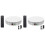 2X Automatic Electric Turntable, Rotating Jewelry Stand Rechargeable Rotating Display Stand US Plug 2