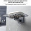 (Transparent black) Reusable Plastic Soap Box for Bathroom & Kitchen 2