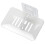 (Transparent White) Reusable Plastic Soap Box for Bathroom & Kitchen 2
