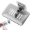 (Transparent black) Reusable Plastic Soap Box for Bathroom & Kitchen 7