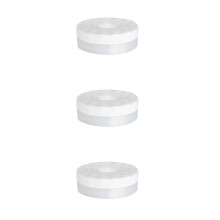 3Rolls White Silicone Window Draft Excluder Tape for Doors and Windows