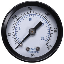 Ts-40 1/8 Inch Pressure Gauge For Fuel Air Oil Liquid Water 0-20Bar / 0-300 Psi Pressure Tester Meter Pressure Test Tools