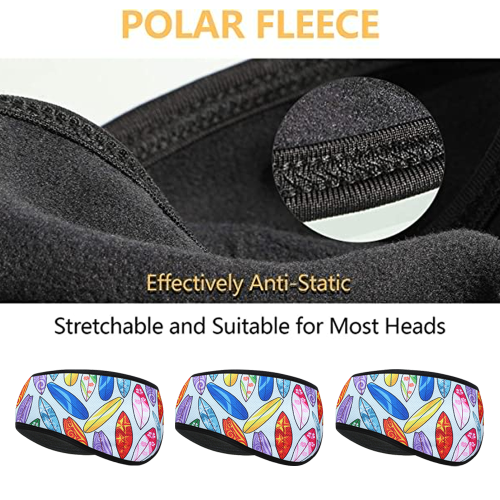 Σύστημα εκτροπής ιδρώτα Hydrasil Polar Fleece Headband, Πλενόμενο στο πλυντήριο, Ελαφρύ, Διπλά 2