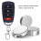 433MHz 4-Channel Garage Remote Control with 120mAh Battery, Long-Range Transmitter Kit 7