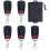 433MHz 4-Channel Garage Remote Control with 120mAh Battery, Long-Range Transmitter Kit 16