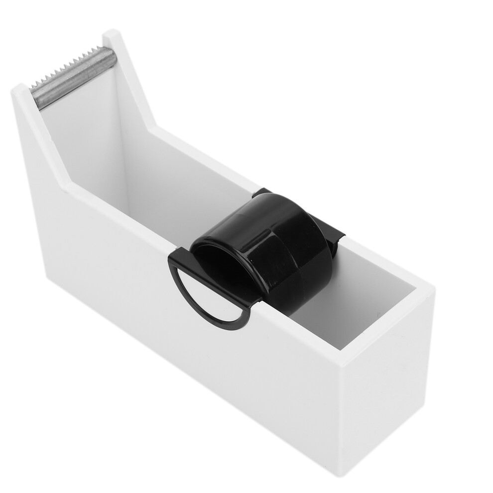 White Portable Eyelash Tape Dispenser Cutter Office Desktop 9.5Cm