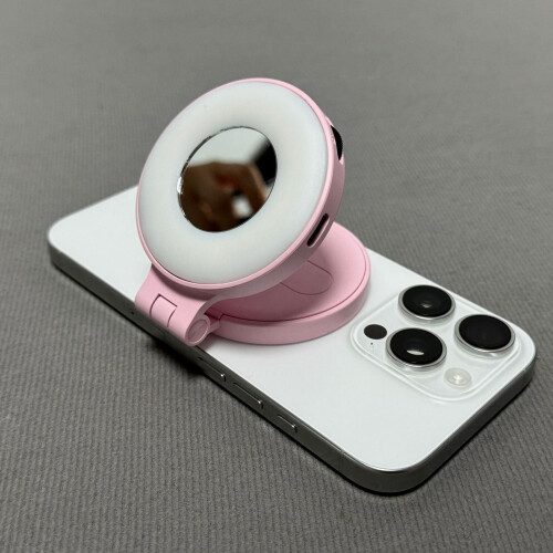 Φωτιστικό selfie Acirculate Beauty, πτυσσόμενο φωτιστικό τηλεφώνου με βάση, περιστρεφόμενο 1