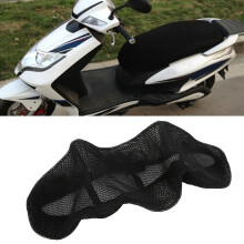 3D Breathable Mesh Motorcycle Seat Cover for VESPA GTS300 Black