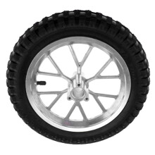 Motorcycle Rear Tire Assembly 12.5-2.75 Bike Scooter Motorcycle Rim Wheel Hub with Tires