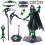 Figurine articulée T13 Cape Reaper Noir Vert Impression 3D 4