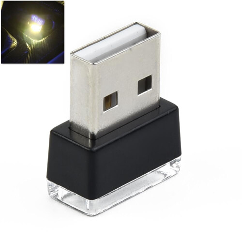 stuk USB LED auto interieurlamp neon sfeerlamp accessoire 2