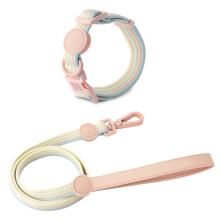Dog Collar Leash Set Adjustable Pet Collar for Small Medium Dogs Fashionable Dog Collar and Leash Set Pet Supplies