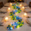 Easter Tinsel Garland with Lights 200 cm 3