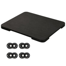 Appliance Slider 360 Rolling Tray for Coffee Maker,with Universal Wheels,13x16 Inch for Black Espresso Machine