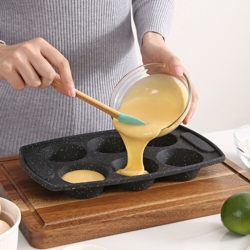 Tráidire Muifín Babhta Silicone6-Chuas 2