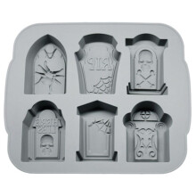 Silicone Ice Trays Halloween RIP Gravestone Mold for Ice, Candy, Cake, Soap