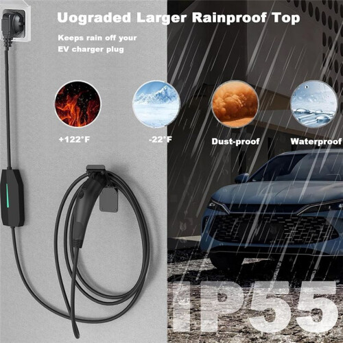 Support de Chargeur EV pour Support Mural Robuste SAE J1772, Support de Prise Universel J1772.