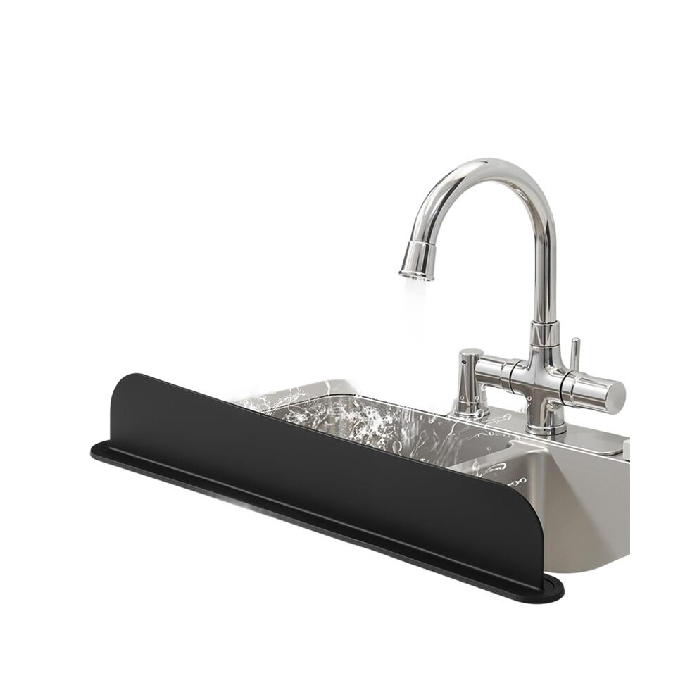 Tauoh 19.29 Inch Sink Water Guard, Silicone Sink Guard, Backsplash Protector For Kitchen Countertop