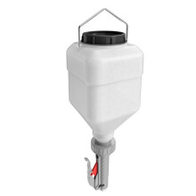 Hängender Saucenspender, 5,5 L, Großes Fassungsvermögen, Saucenspender für Senf, Salat, Ketchup, Mayonnaise, C