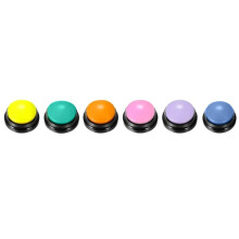 6PCS Dog Communication Buttons Voice Recording Button for Pet Training Buzzer Record Playback Funny Gift No Battery