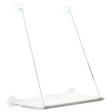 Ultra-Soft Cat Window Hammock Bed - Cozy Cloud-Like Perch for Feline Naptime - Securely Mounted, Perfect Space-Saving B