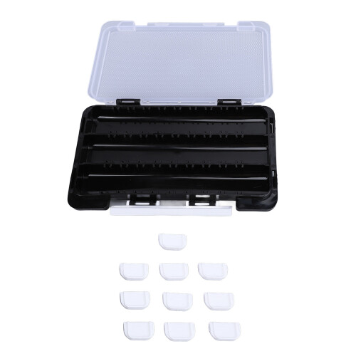 Portable Waterproof Plastic Fishing Lure Box, Lightweight, Easy Classification