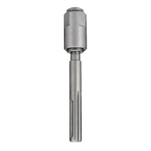 Rubbers Headed Chuck Adapter Ensuring Firm Grips on Bit-Silver