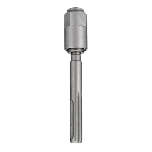 Rubbers Headed Chuck Adapter Ensuring Firm Grips on Bit-Silver