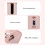 USB Wireless Automatic Hair Curler 34W, 5000mAh, Pink Ceramic 7