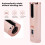 USB Wireless Automatic Hair Curler 34W, 5000mAh, Pink Ceramic 9