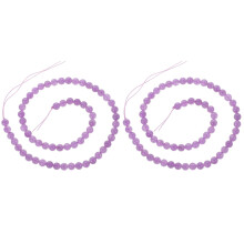 2Strings Polierte Runde Chalcedon Perlen Lila DIY Schmuck Und Basteln