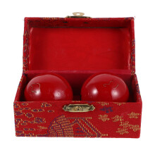 2St Chinese Baoding Stressballen Van Emaille Voor Handversterking