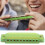 Translucent Green 10-Hole Plastic Harmonica with Storage Box for Kids 4