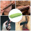 Translucent Green 10-Hole Plastic Harmonica with Storage Box for Kids 11