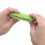 Translucent Green 10-Hole Plastic Harmonica with Storage Box for Kids 6