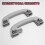 For   2 MK2 2017 2018 Roof Handle Inner Ceiling Pull Handles 5NG857643A 5NG857607A 6